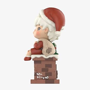 POP MART Merry Christmas Mr.Hirono Figure, 1 Piece, Pop Figures
