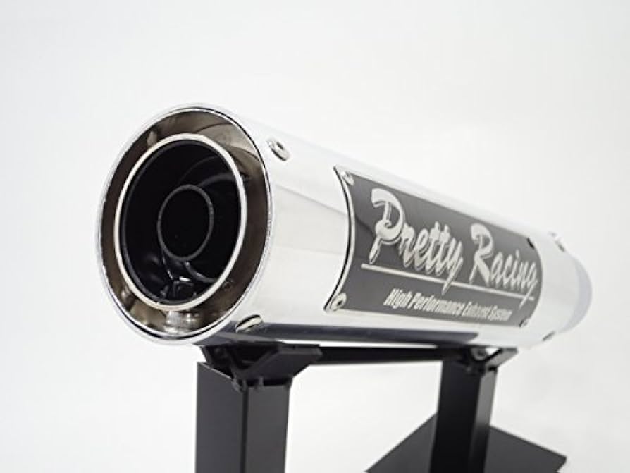 Amazon | PRETTY RACING製 50.8π PRETTY製 アルミサイレンサー2