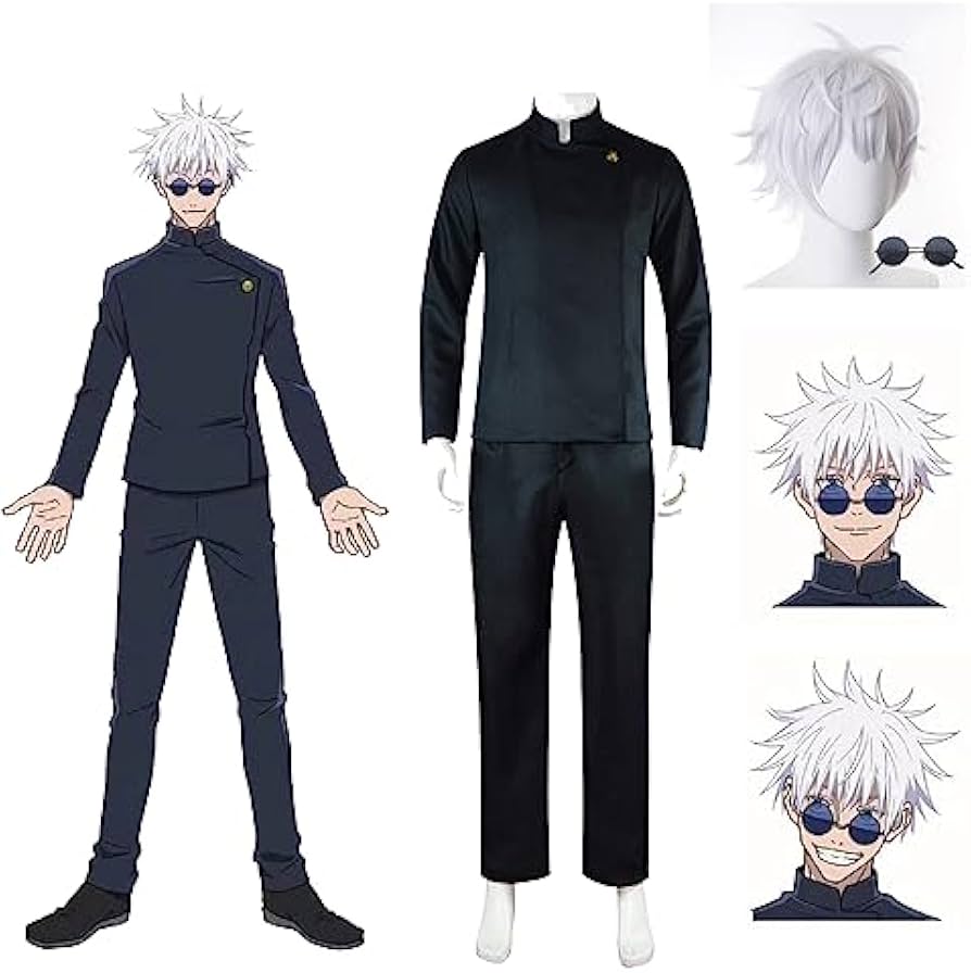 Amazon.co.jp: [XINYIN] 呪術廻戦 シーズン2 周辺 五条悟 コスプレ服