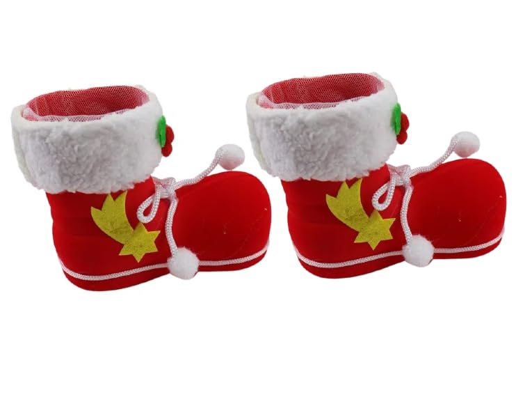 Amazon.co.jp: クリスマスブーツ お菓子入り 長靴 サンタブーツ