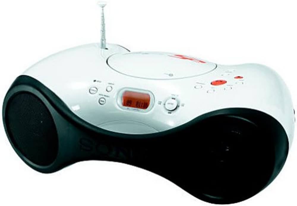 Amazon.com: Sony ZS-X3CP S2 Sports CD/Radio Boombox (White