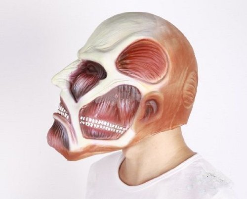 Amazon.co.jp: 進撃の巨人 超大型巨人 コスプレ マスク : Hobbies