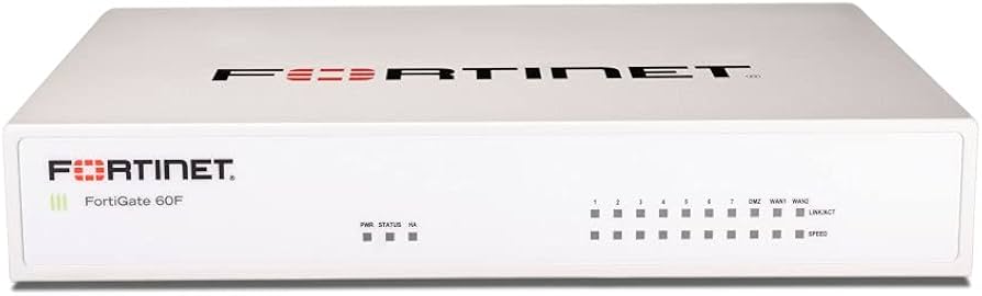 Amazon.com: FortiGate-60F Firewall Appliance - 10 Gigabit Ethernet