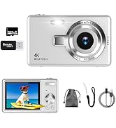 Amazon | デジカメ【4K動画撮影、5000万画素】デジタルカメラ 32GB