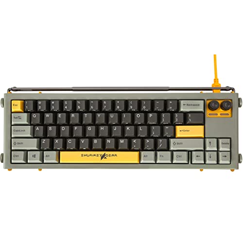 Amazon | Shurikey Hanzo 65% ゲーミングキーボード白色LEDバック