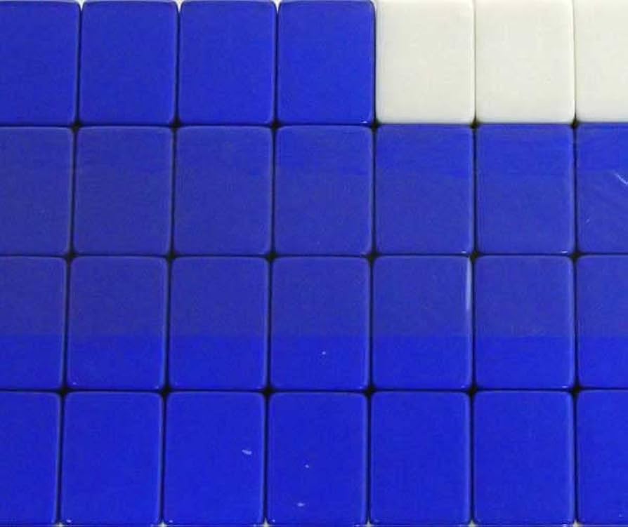 高級麻雀牌 アール牌 市川屋 背面青色(コバルトブルー) 高級麻雀牌