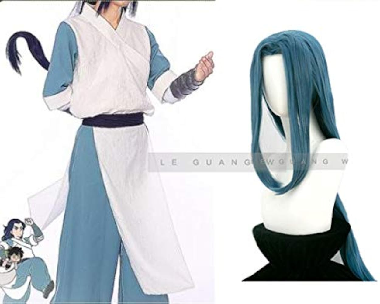 Amazon.co.jp: 羅小黒戦記 无限 小黑 無限 コスプレ衣装+ウィッグ （靴