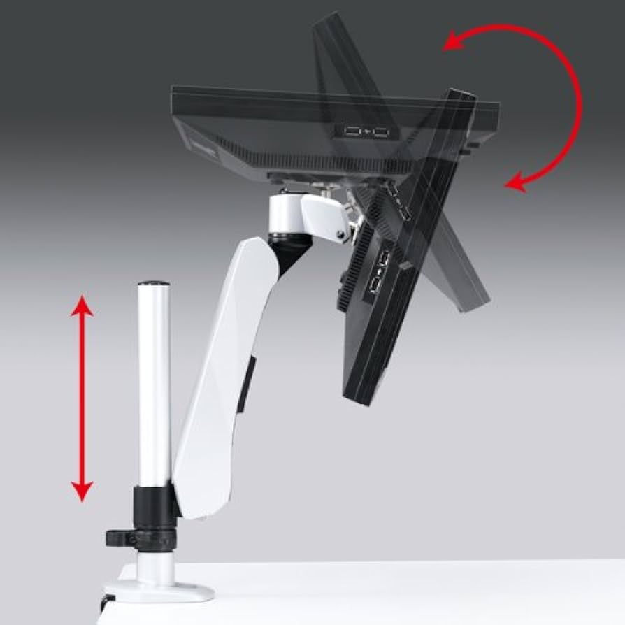 Amazon.co.jp: SANWA SUPPLY 水平垂直液晶モニターアーム(2面) CR