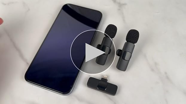 Amazon.com: JUDKIOM 2 Pack Wireless Lavalier Microphone for iPhone