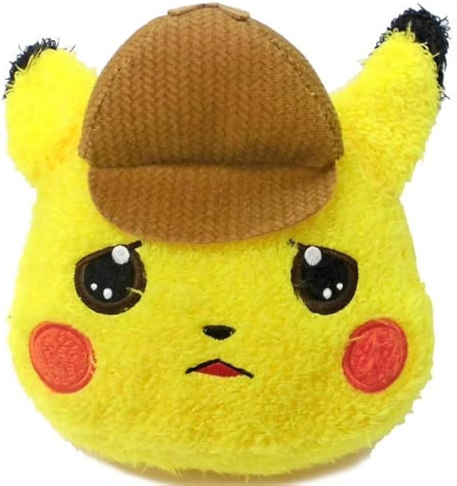 Amazon.co.jp: 名探偵ピカチュウ ぬいぐるみポーチ 【泣き顔】 単品