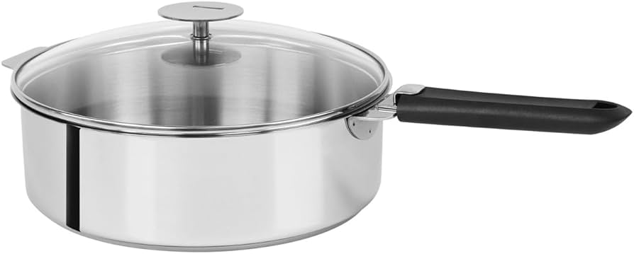 Amazon｜CRISTEL クリステル ステンレス 鍋 グラフィット浅鍋 26cm