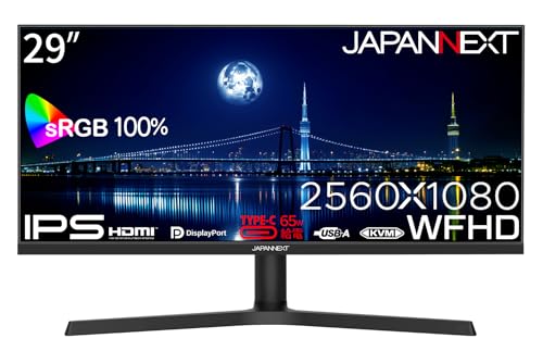 Amazon.co.jp: JAPANNEXT 29インチ IPSパネル搭載 ワイドフルHD