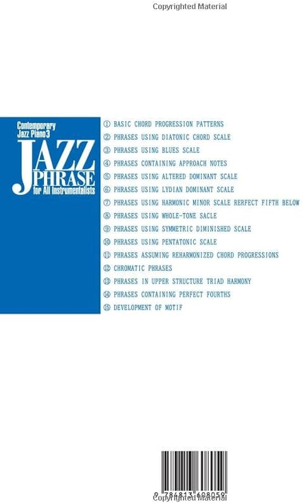 Amazon.co.jp: ジャズ・フレーズ バイリンガル版 (コンテンポラリー