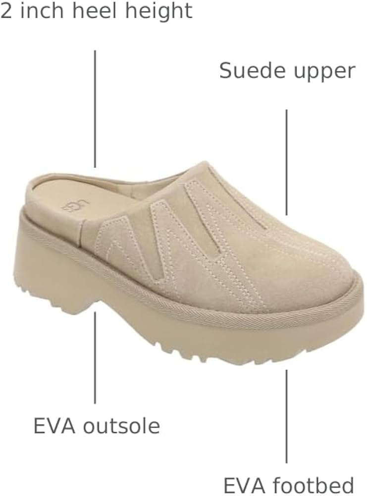 Amazon.com | UGG Women's New Heights Clog Sunwave Shoe, Mustard