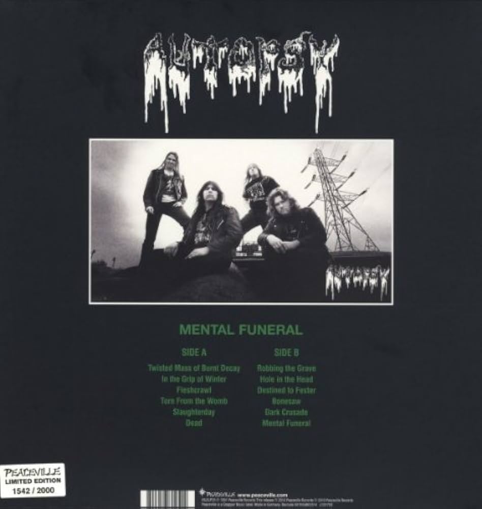 Autopsy - Mental Funeral (Numbered 180g RSD Exclusive) - Amazon