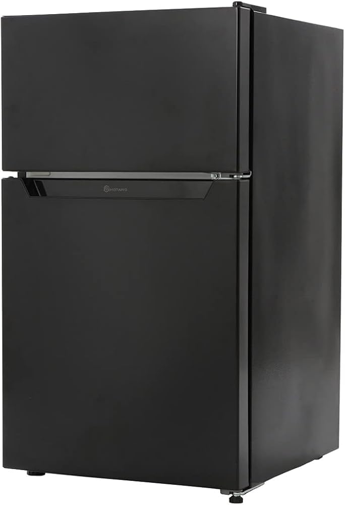 Amazon | TOHOTAIYO 2ドア冷蔵庫 87L 直冷式 (ブラック) | TOHOTAIYO