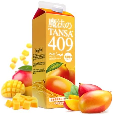 Amazon.co.jp: 魔法のTANSA(タンサ)409 【2本セット】マンゴー味