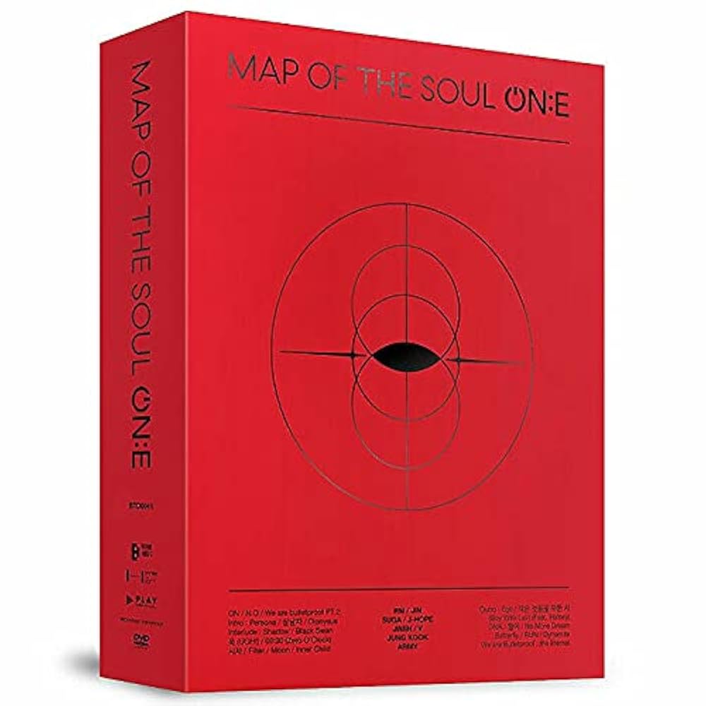 BTS MAP OF THE SOUL ON:E DVD. 3 DISC(DVD CD/about 300 mins)+148p