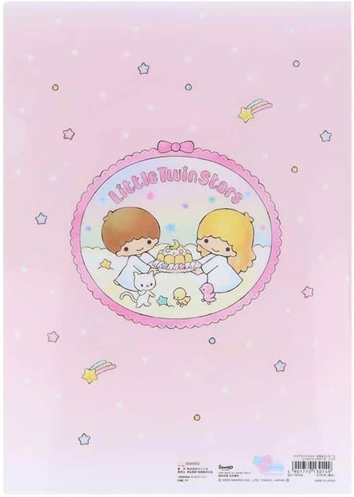 Amazon.co.jp: サンスター文具 リトルツインスターズ クリアファイルA4