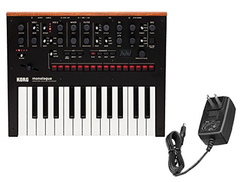 Amazon | KORG monologue Black [monologue-BK] + 純正ACアダプター