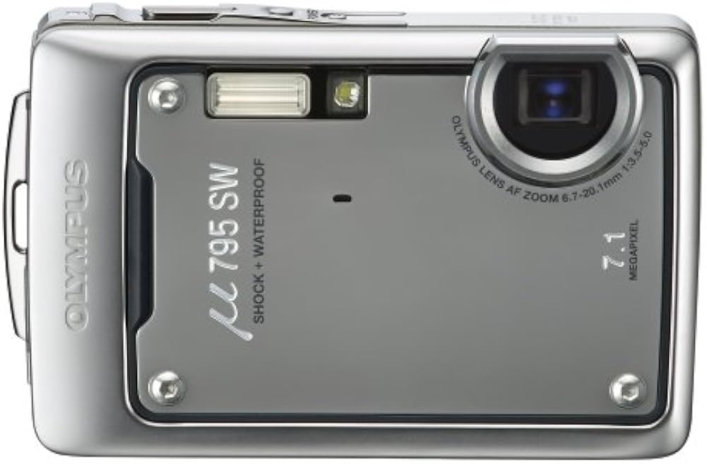 Amazon | OLYMPUS 防水デジタルカメラ μ795SW (ミュー) ダークシルバー