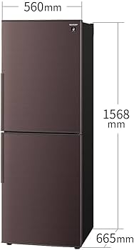 Amazon.co.jp: シャープ 冷蔵庫 280L(幅56cm) プラズマクラスター搭載