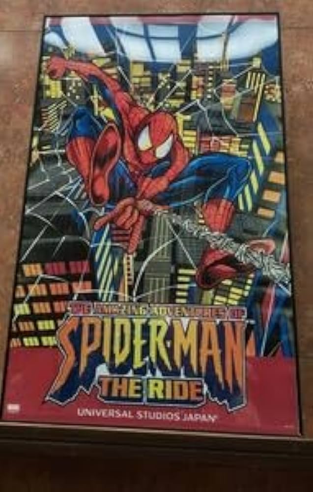 Amazon.co.jp: USJ スパイダーマン ポスター スパイダーマンザライド