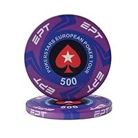 Amazon | EPTポーカーチップ25枚セット ($500) [並行輸入品] | カジノ