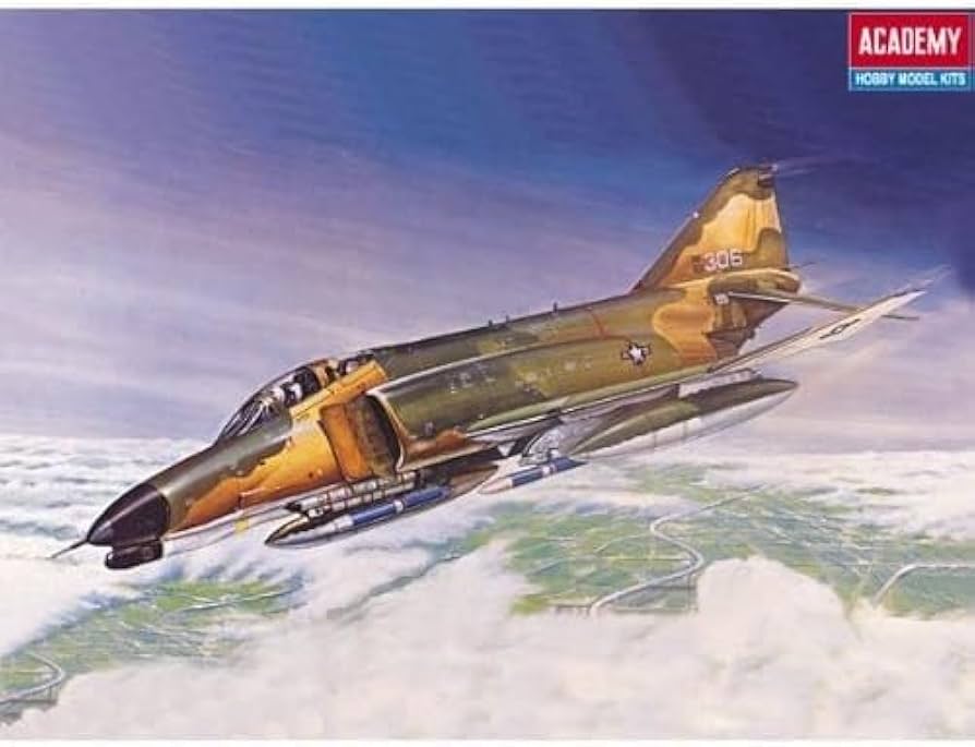 Amazon.com: Academy F-4E Phantom II Model Kit 1:144 : Arts, Crafts