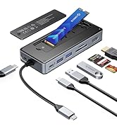 Amazon.co.jp: ORICO 8-in-1 M.2 SSD 外付けケースー付きUSB Cハブ