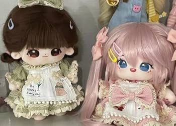 Amazon.co.jp: 棉花娃娃 20cm 無属性 ぬいぐるみ 着せ替え 2点セット