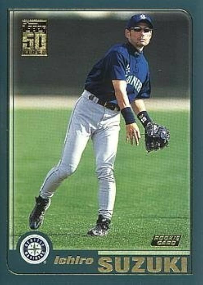 Amazon.com: 2001 Topps Baseball #726 Ichiro Suzuki Rookie Card