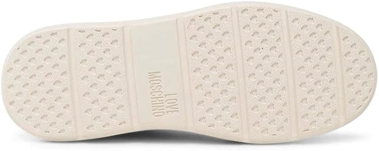 Amazon.com | Love Moschino Women Sneakers White, White, 11 US