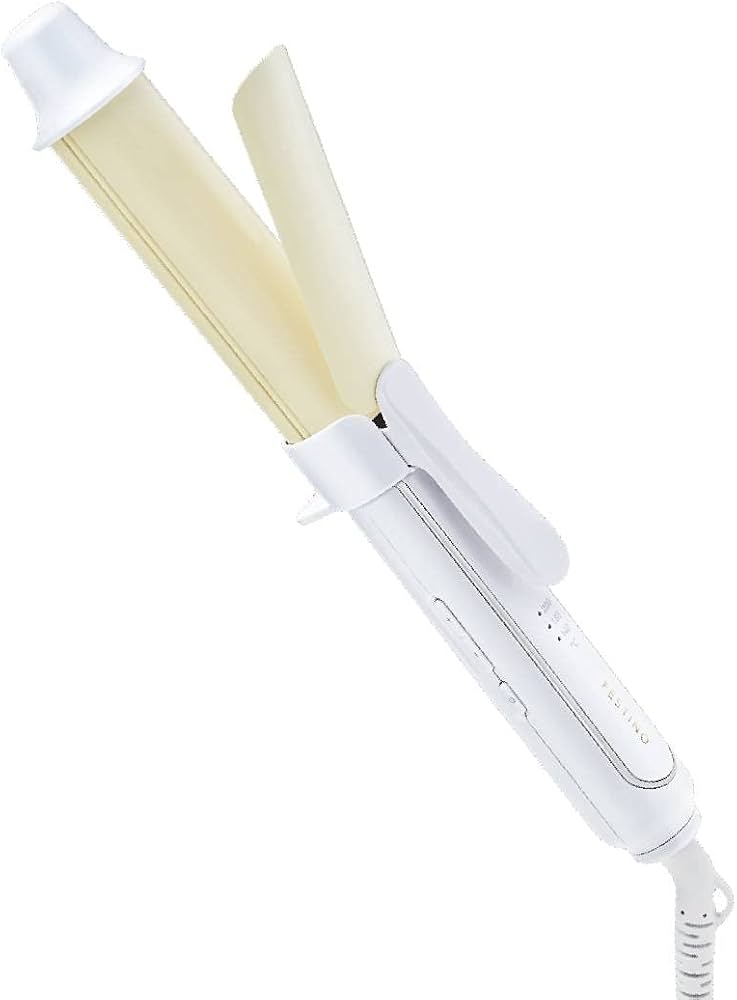 Amazon | フェスティノ カール ヘア アイロン FESTINO (32mm, ホワイト