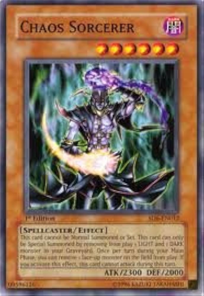 Amazon.co.jp: 遊戯王 英語 カオス・ソーサラー ノーマル 1ST : ホビー