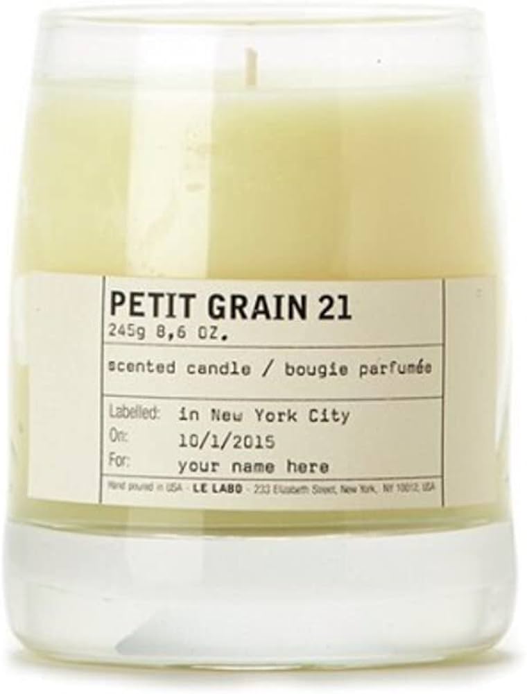 Amazon.com: Petit Grain 21 Classic Candle/ 8.6 oz. : Home & Kitchen