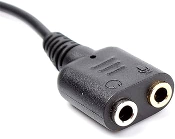 Amazon.co.jp: 3.5 mmジャック変換器ケーブル RJ9〜デュアル3.5 mm