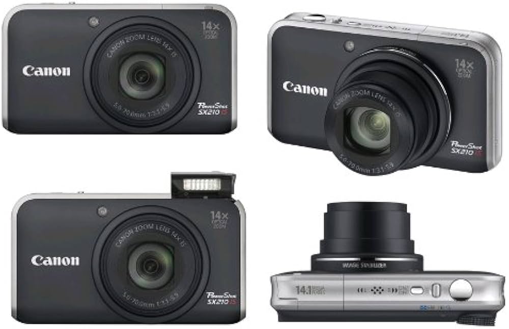 Amazon.co.jp: Canon デジタルカメラ PowerShot SX210 IS ブラック