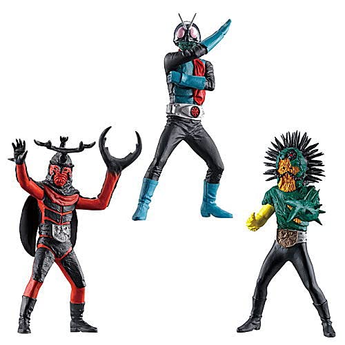 Amazon.co.jp: HG仮面ライダー classic 壱 [アソート3種セット(1.仮面