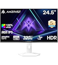 Amazon.co.jp: Amzfast AMZG25F6F 25-inch 320Hz Gaming Monitor White