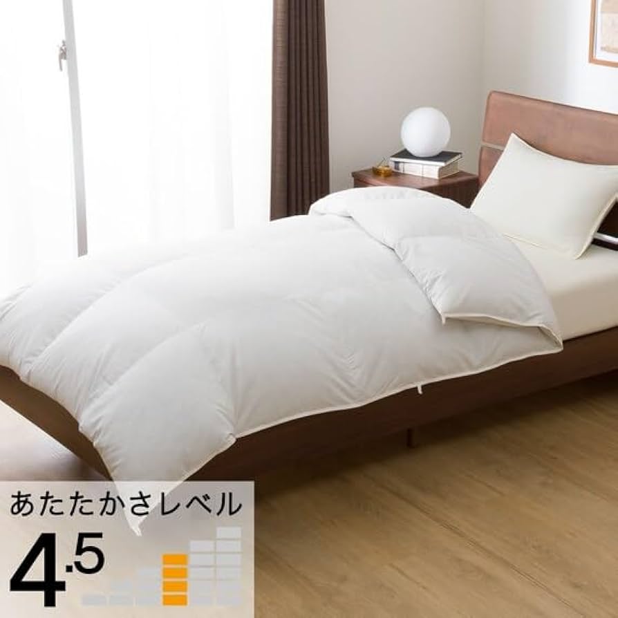 Amazon｜ニトリ グレーダックダウン50%使用 羽毛掛け布団 S-1 K2313