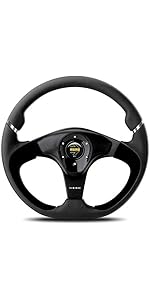 Amazon | MOMO(モモ) ステアリング ルーチェ 35パイ BK L-1