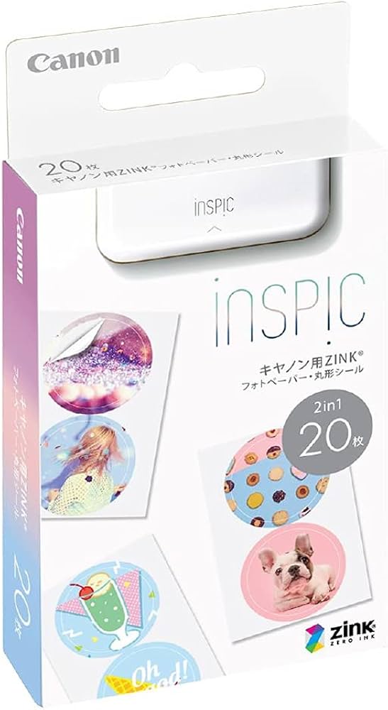 Amazon.co.jp: Canon キヤノン スマホプリンター用 ZINKフォトペーパー