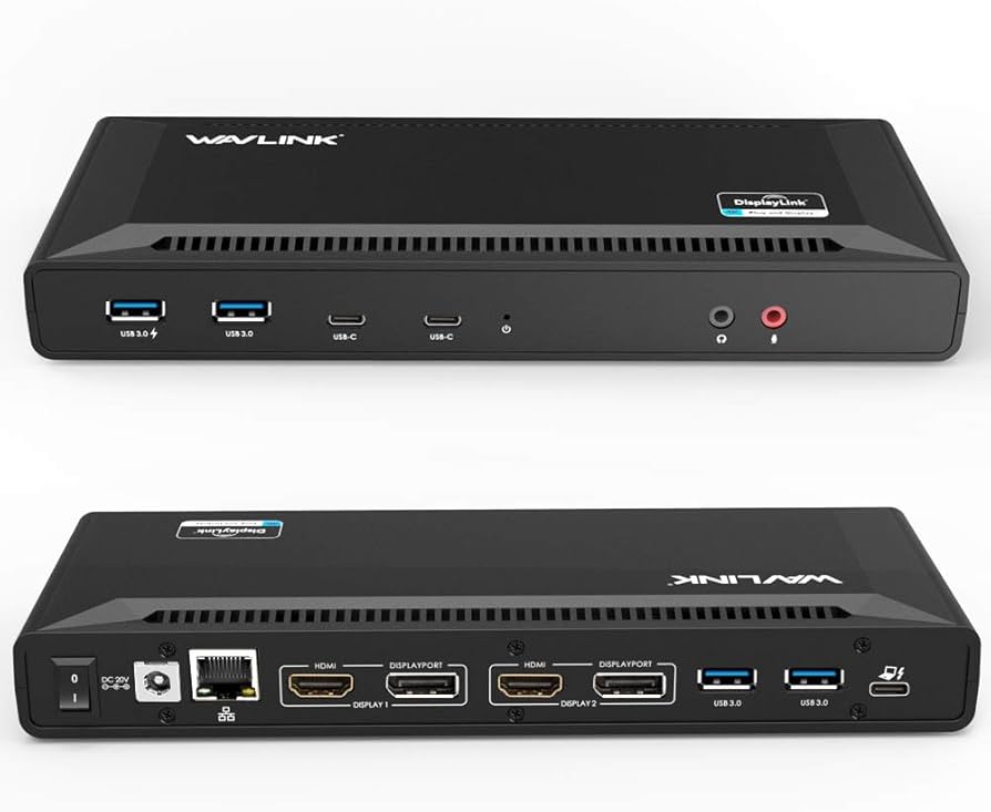 Amazon | WAVLINK USB Cユニバーサル・ドッキングステーション、65W