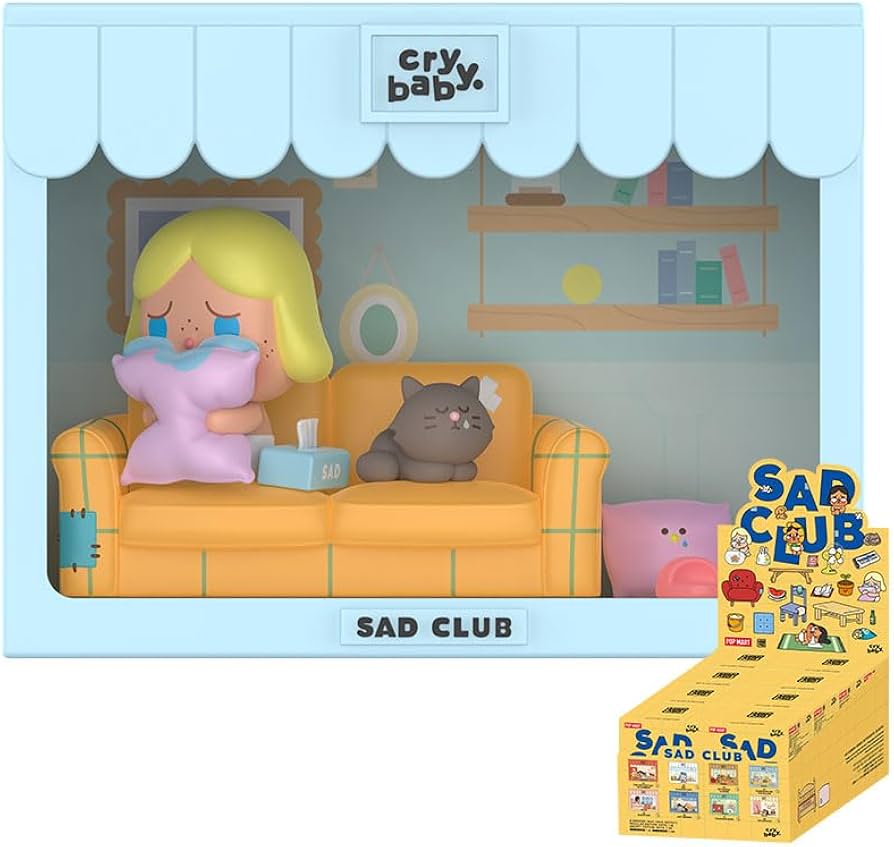 Amazon.co.jp: POPMART CRYBABY Sad Club シリーズ シーンセット