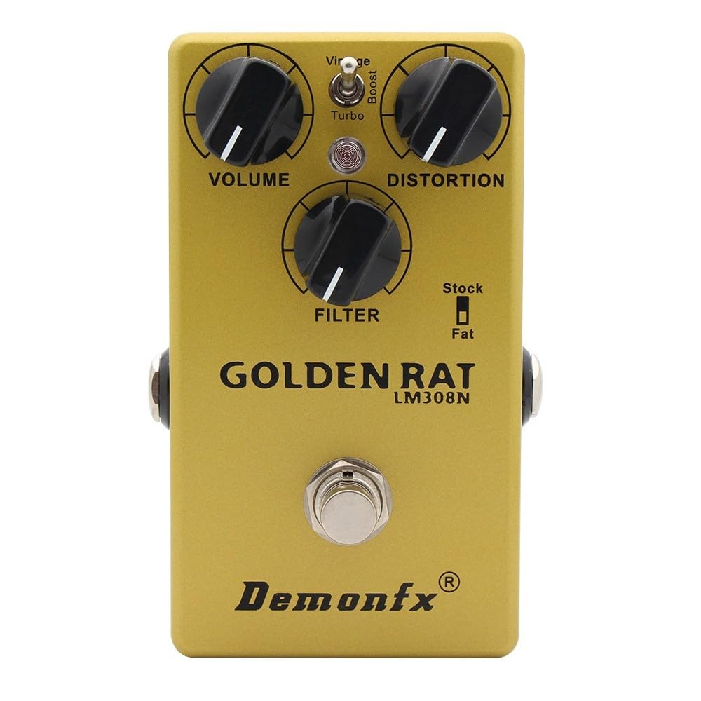 Amazon.com: Demon Fx DemonFx Golden Rat Distortion Pro Co RAT