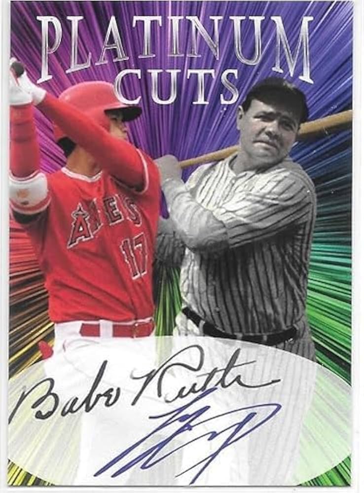 Amazon.co.jp: 1000枚限定 大谷翔平 ベーブルース プリントサイン入り