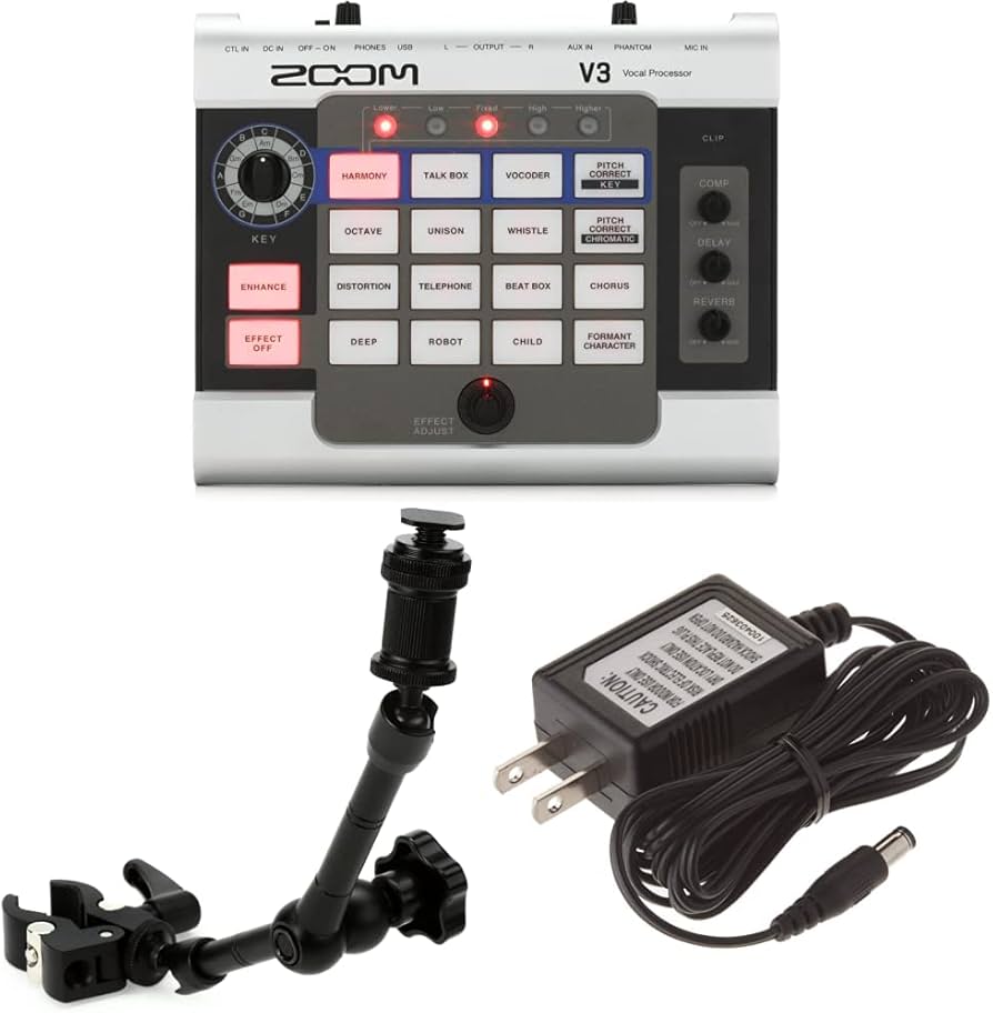 Amazon.com: Zoom V3 Vocal Processor, Harmony, Pitch Correction