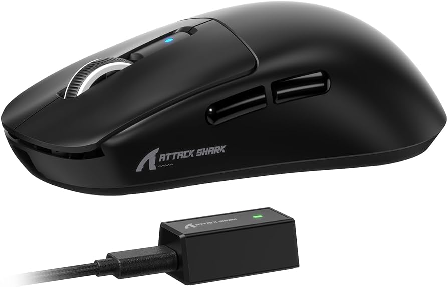 Amazon.com: ATTACK SHARK R6 39g SUPERLIGHT Gaming Mouse, PixArt