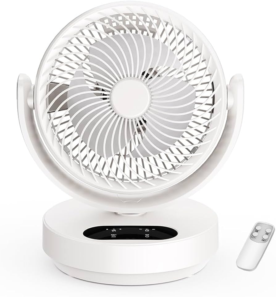 Amazon | サーキュレーター 羽根取り外し可能 扇風機 リモコン付き 大